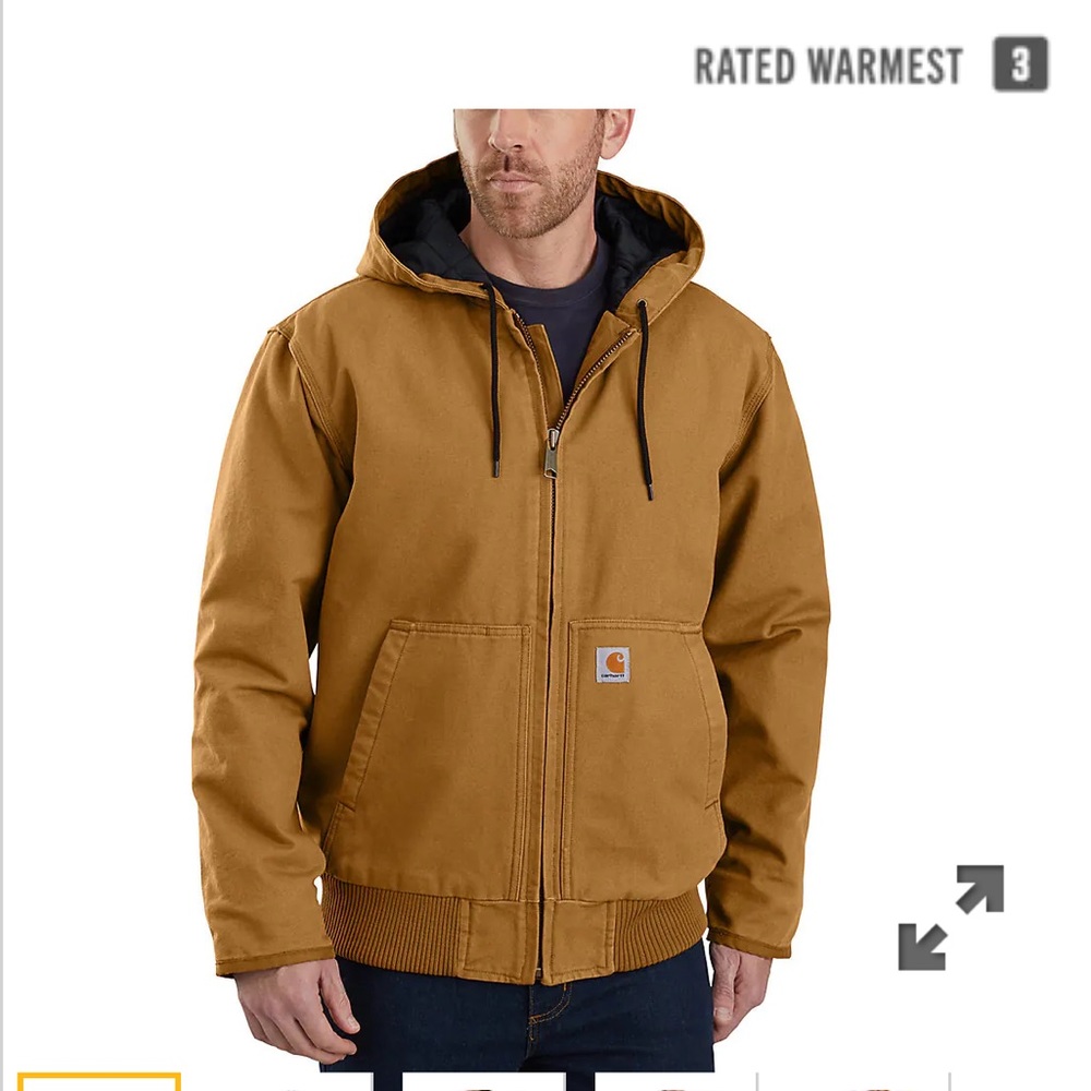 Carhartt jacket size XL - waterproof, insulated, excellent condition